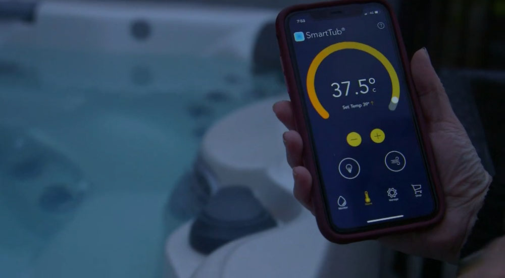 ovládání a dálku spa wifi